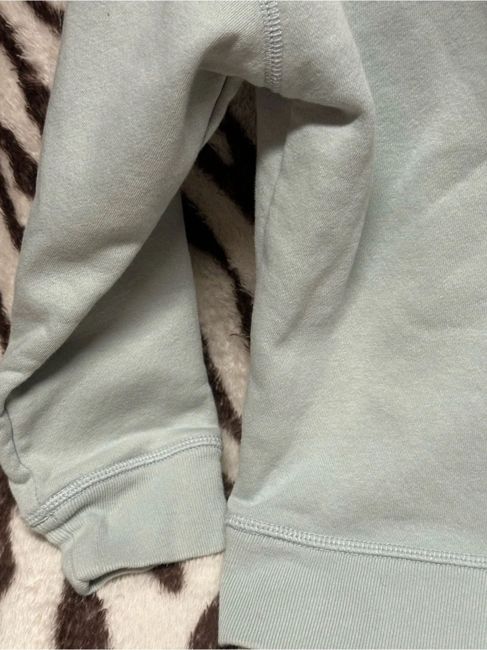 Girls GAP Light Sage Hoodie - Embroidered Logo